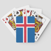 Playing Cards with flag of Iceland トランプ (裏面)
