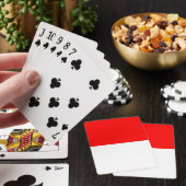 Playing Cards with flag of Indonesia トランプ (インサイチュ)