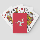 Playing Cards with flag of Isle of Man トランプ (裏面)