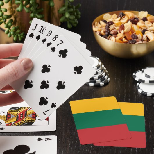 Playing Cards with flag of Lithuania トランプ (インサイチュ)