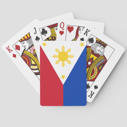 Playing Cards with flag of Philippines トランプ (裏面)