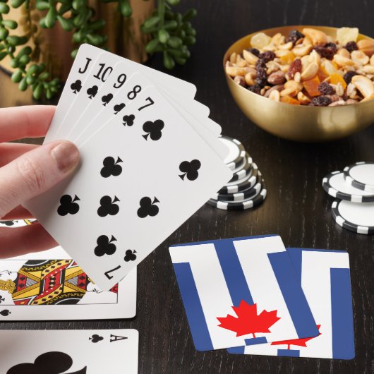 Playing Cards with flag of Toronto, Canada トランプ (インサイチュ)