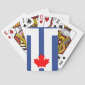 Playing Cards with flag of Toronto, Canada トランプ (裏面)
