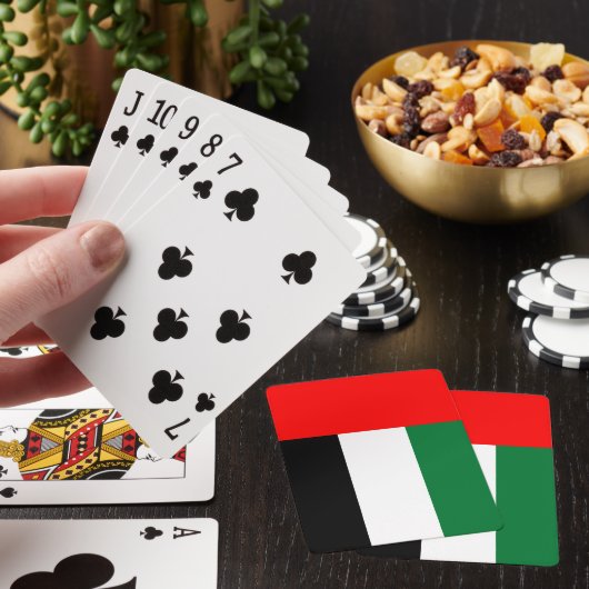 Playing Cards with flag of UAE トランプ (インサイチュ)