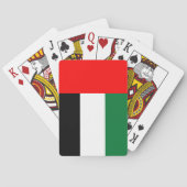 Playing Cards with flag of UAE トランプ (裏面)
