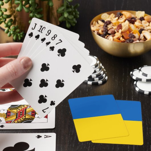 Playing Cards with flag of Ukraine トランプ (インサイチュ)