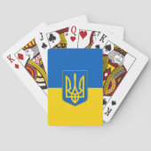 Playing Cards with flag of Ukraine Trident トランプ (裏面)