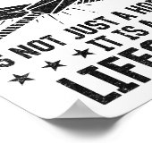 Playing Cricket Is Not Just A Hob  ポスター (角)