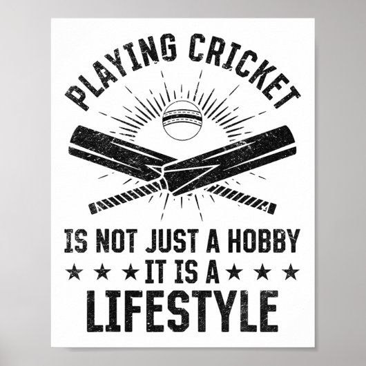 Playing Cricket Is Not Just A Hob  ポスター (正面)