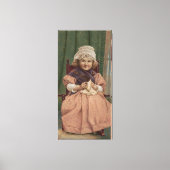  Playing grandmother  キャンバスプリント (正面)