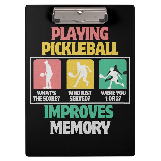 Playing Pickleball Improves Memory クリップボード (正面)