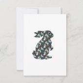 Playing Rabbits 招待状 (正面)