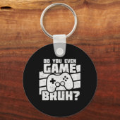 Playing Video Games - Pc Console Gaming - Funny Vi キーホルダー (正面)