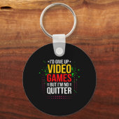 Playing Video Games - Video Gamer Meme - Funny Vid キーホルダー (正面)
