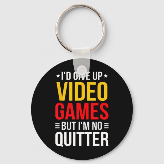 Playing Video Games - Video Gamer Meme - Funny Vid キーホルダー (正面)