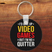 Playing Video Games - Video Gamer Meme - Funny Vid キーホルダー (正面)