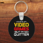 Playing Video Games - Video Gamer Meme - Funny Vid キーホルダー (正面)