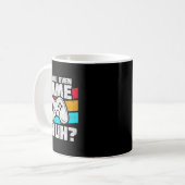 Playing Video Games - Video Gamer Meme - Funny Vid コーヒーマグカップ (正面左)