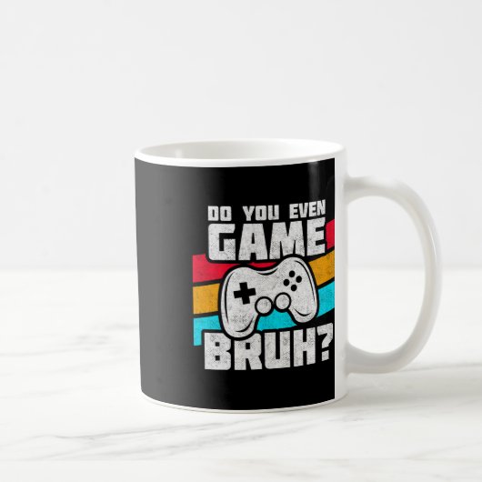 Playing Video Games - Video Gamer Meme - Funny Vid コーヒーマグカップ (右)