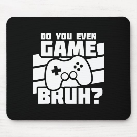 Playing Video Games - Video Gamer Meme - Funny Vid マウスパッド (正面)