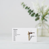 PlayingViolin081210の名前、住所1の住所2… 名刺 (スタンド正面)