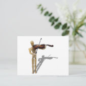 PlayingViolin081210 ポストカード (スタンド正面)