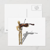 PlayingViolin081210 ポストカード (正面/裏面)