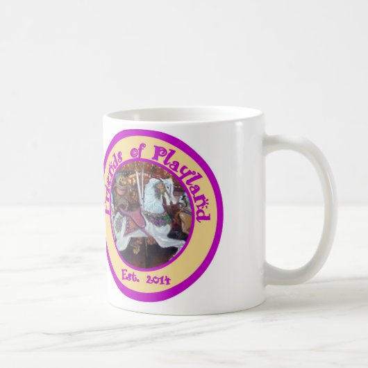 Playlandの壮大な回転木馬のマグの友人 コーヒーマグカップ (右)