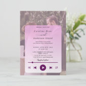 Playlist wedding Invitation (スタンド正面)