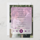Playlist wedding Invitation (正面)