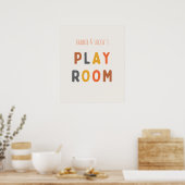 playroom Custom personalized Poster & Prints ポスター (キッチン)