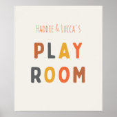 playroom Custom personalized Poster & Prints ポスター (正面)
