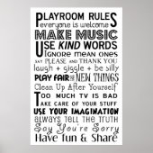 Playroom Rules ポスター (正面)
