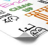 Playroom Rules ポスター (角)