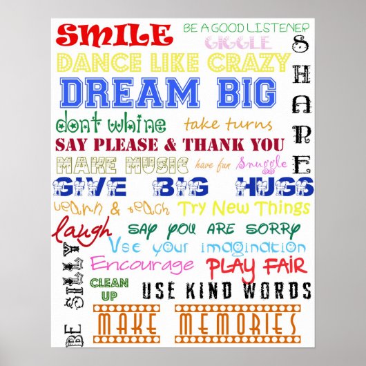 Playroom Rules ポスター (正面)