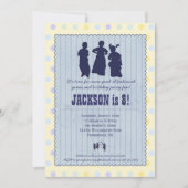 Playtimeのおもしろいのヴィンテージのパーティの招待状-ポテト袋 招待状 (正面)