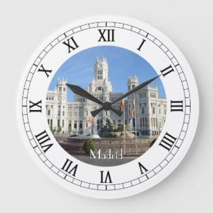 Plaza de Cibelesのマドリードの柱時計 ラージ壁時計