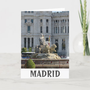 Plaza de Cibeles、マドリード カード