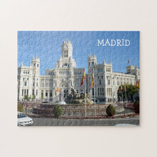Plaza de Cibeles、マドリード ジグソーパズル (横)