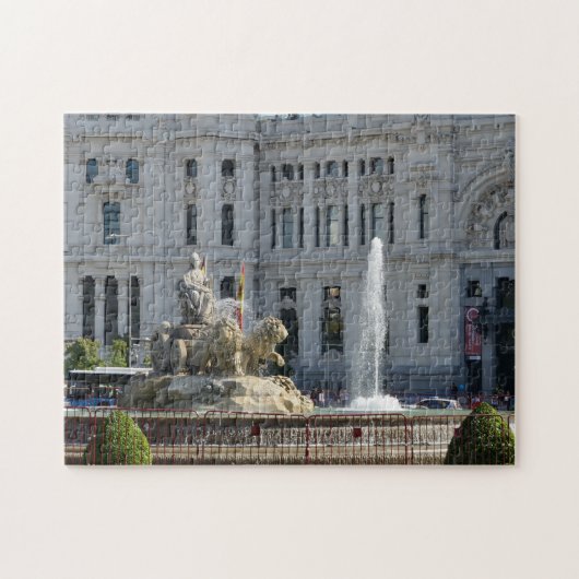 Plaza de Cibeles、マドリード ジグソーパズル (横)