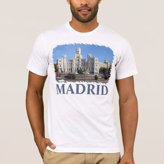 Plaza de Cibeles、マドリード Tシャツ (正面)
