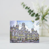 Plaza de Cibeles Postcard ポストカード (スタンド正面)