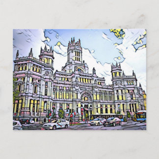 Plaza de Cibeles Postcard ポストカード
