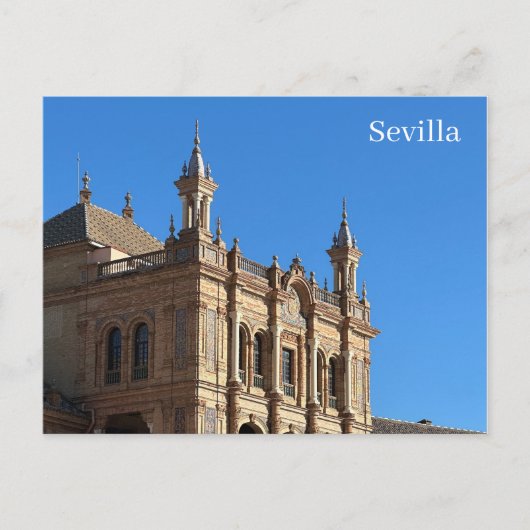 Plaza De Espana de Sevilla Postcard ポストカード (正面)