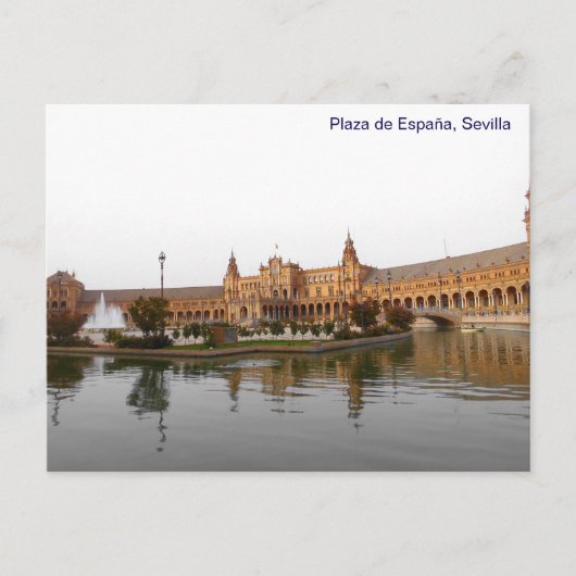 Plaza de Espana in Sevilla ポストカード (正面)