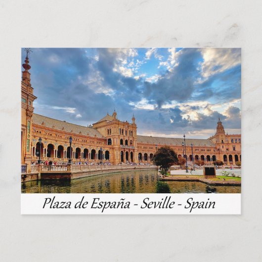 Plaza de España Seville Spain Europe ポストカード (正面)