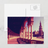 Plaza Espana, Sevilla，スペイン ポストカード (正面/裏面)