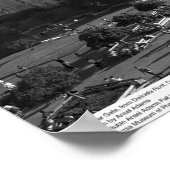 Plaza, Sather Gate from Dwinelle Roof, 1966 ポスター (角)