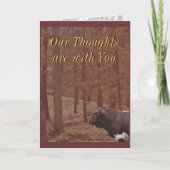 PLB悔やみや弔慰または引き起こります カード (正面)