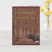 PLB悔やみや弔慰または引き起こります カード (黄色い花)